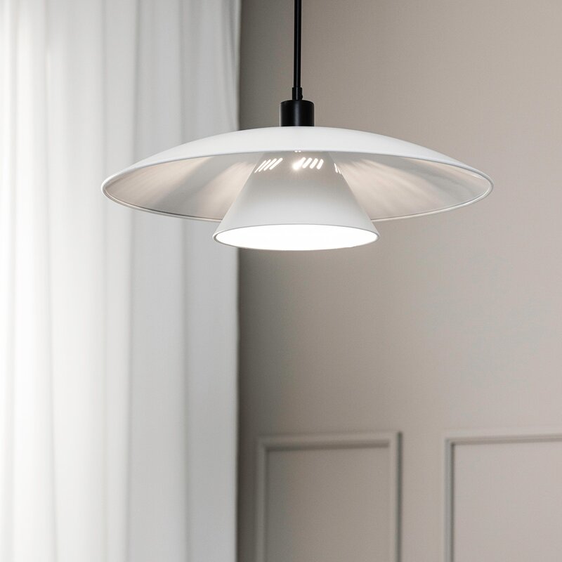 Markslöjd Millinge taklampe 50 cm hvit matt