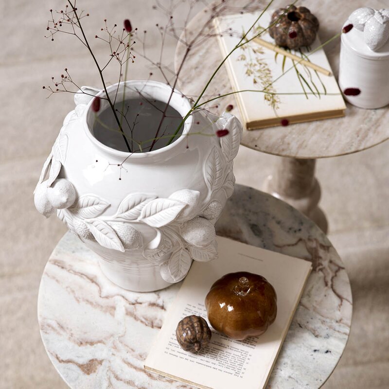 Lene Bjerre Limone vase 29 cm hvit