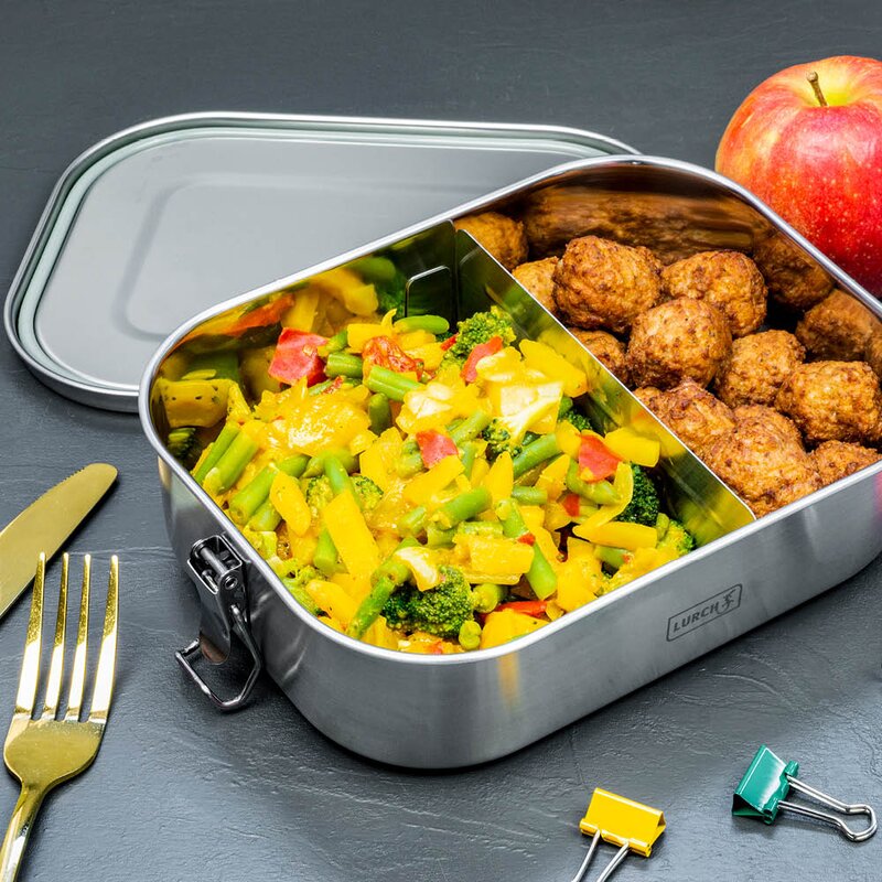 Lurch Snap matboks 1,4L rustfritt stål