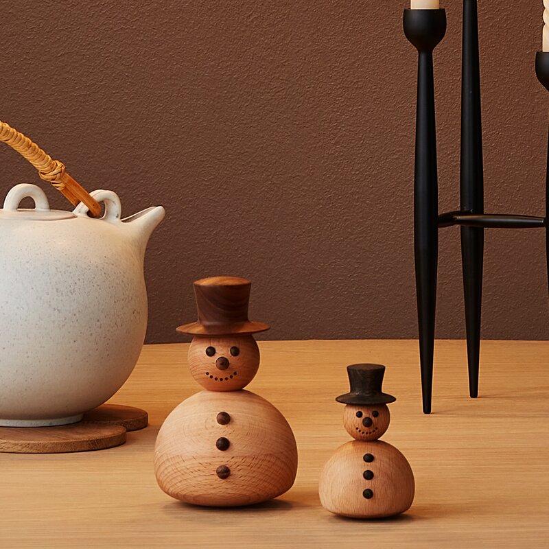 Spring Copenhagen The Snowman trefigur snømannen tumbler 15,8 cm