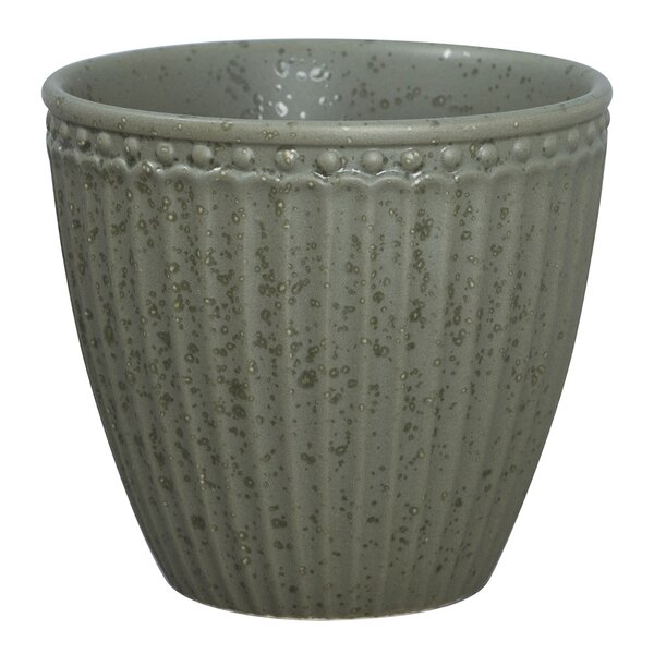 GreenGate Everyday Alice lattekopp 35 cl olive green