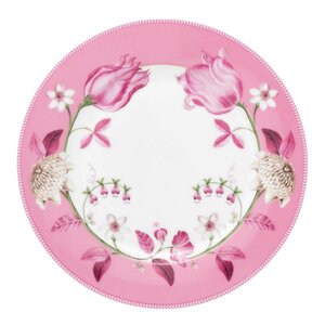 Pip Studio Jolie Tulip tallerken 23 cm rosa