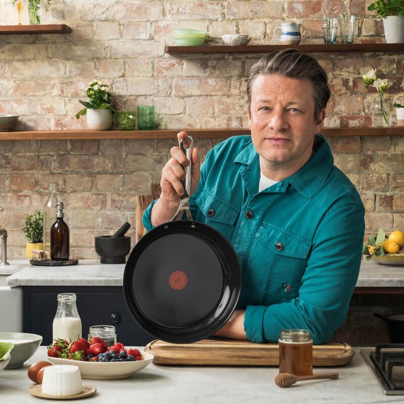 Jamie Oliver Smart Cook SS stekepanne 28 cm keramisk