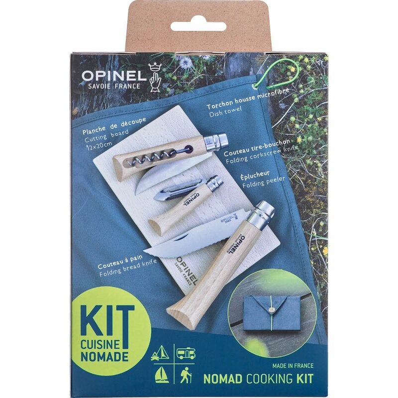 Opinel Nomad kokeutstyrsett 5 deler bøk