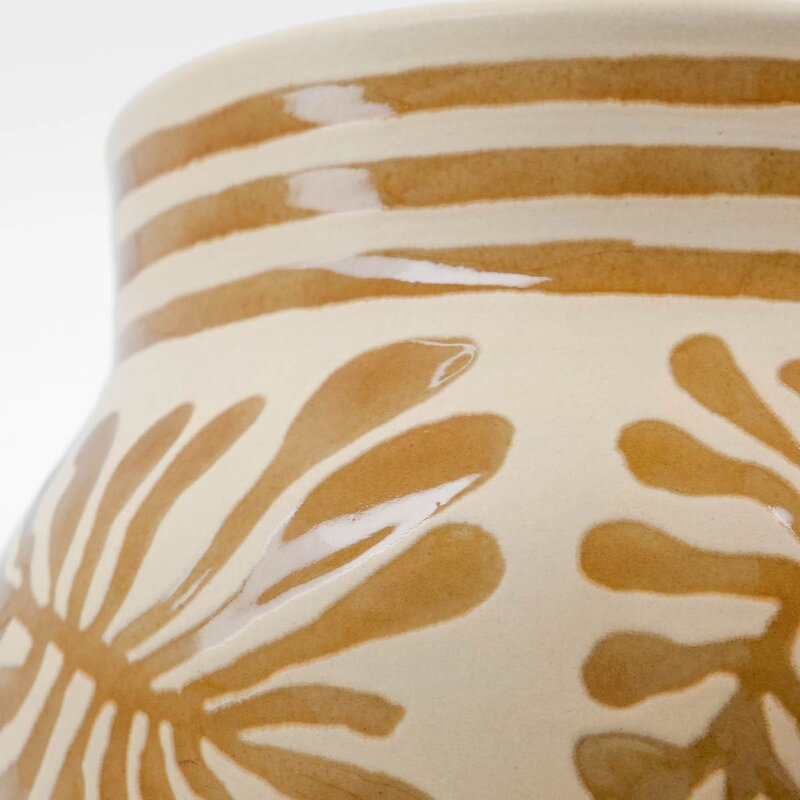 House Doctor Ivy potte 23x20 cm beige