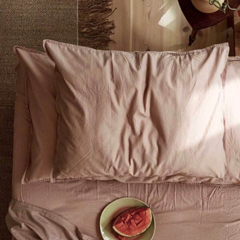 Midnatt Wilted putetrekk 50x70 cm 2 stk dusty pink