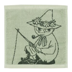 MoominArabia Mummi håndkle 25x25 cm Snusmumrikken grønn