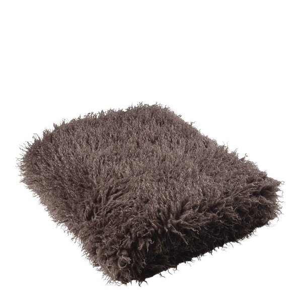 Fondaco Curly pledd 120x150 cm brun