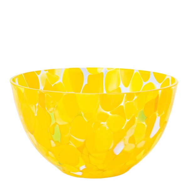 Magnor Swirl skål 11 cm gul