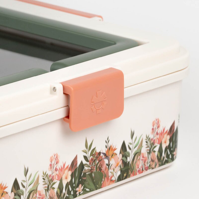 Platterbox Matboks isolert med kjøling 5,5L Floral