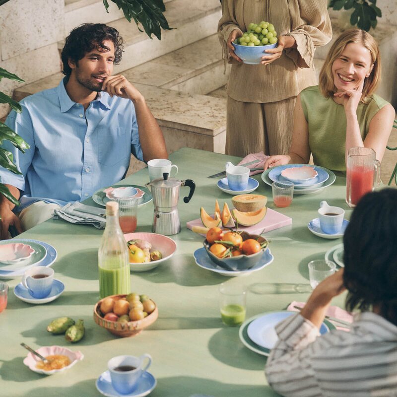 Royal Copenhagen Iris tallerken 22 cm grønn