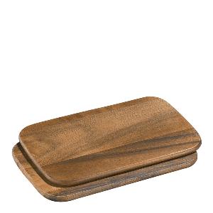 Zassenhaus Lite serveringsbrett 2 stk 26x17 cm akasie