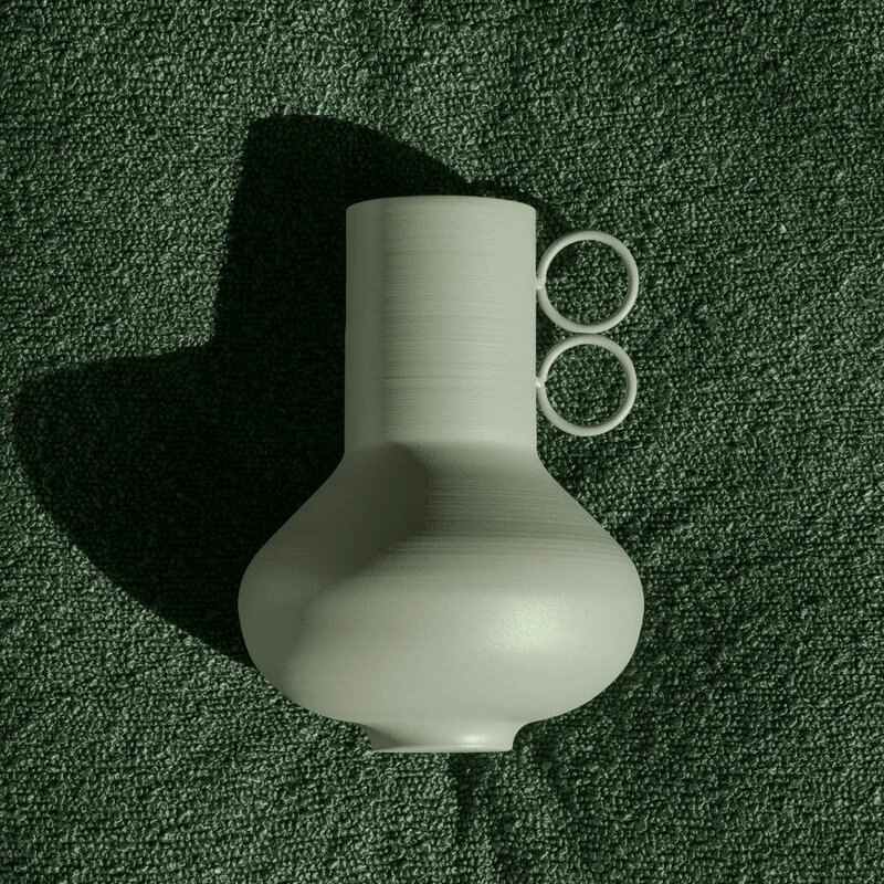 Blomus Loha vase 20 cm grønn