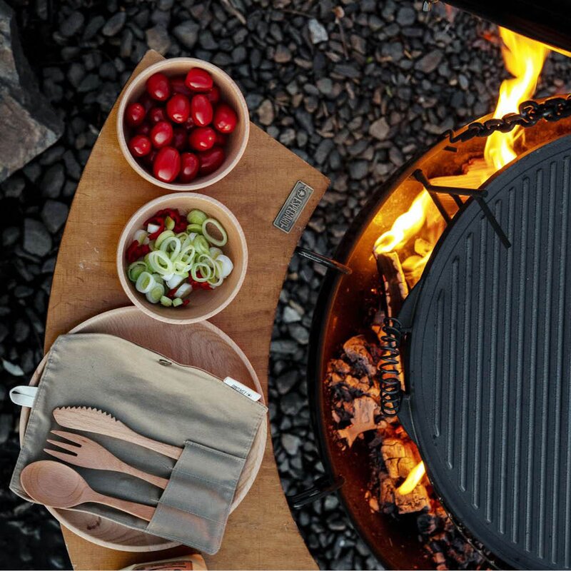 Espegard Sidebord 60 til bålpanne 2 stk