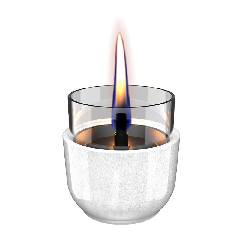 Tenderflame Violet lykt D10 cm hvit