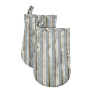 House Doctor Chef ovnvott 24x14 cm 2 stk blå/sand