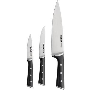 Tefal Ingenio Ice Force knivsett 3 stk Pairing-, grønnsaks-, kokkekniv