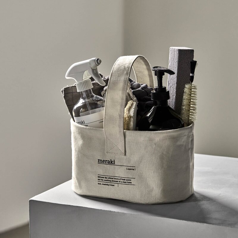 Meraki Oppbevaringskurv 25x16,5x15 cm hvit