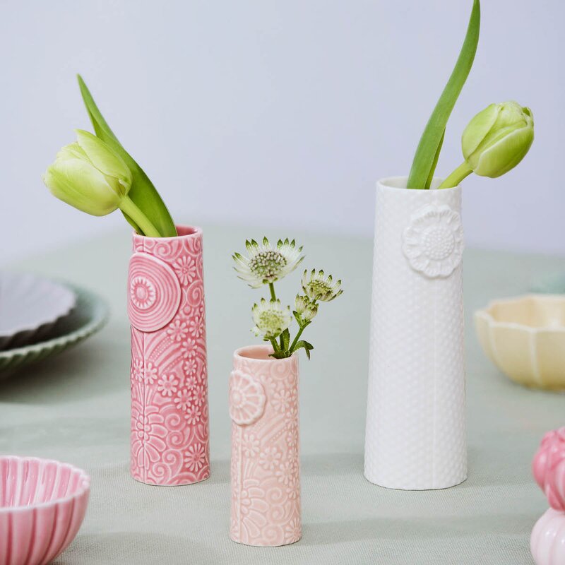Dottir Pipanella Flock vase 3 stk Pink Bouquet