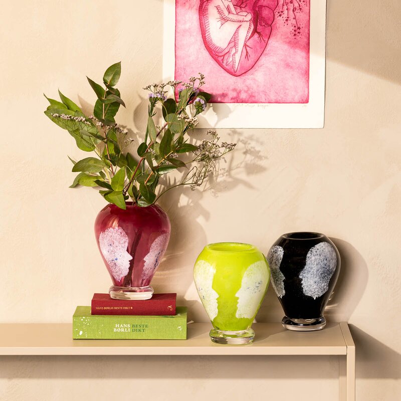 Magnor Vi Møtes vase 18 cm grønn