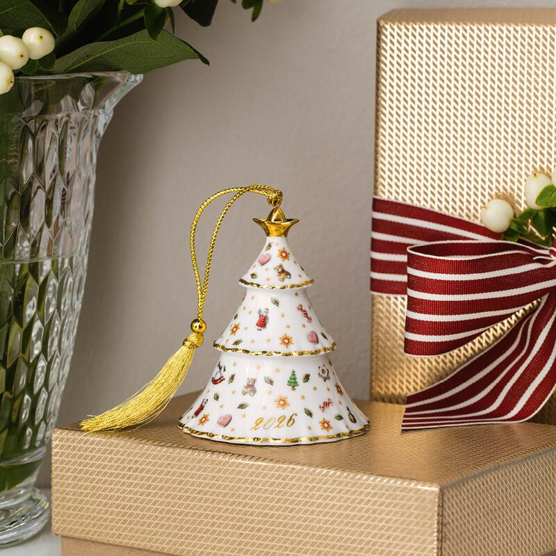 Villeroy & Boch Christmas Classic ornament juletre med 2026 logo