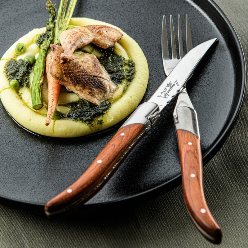 Laguiole Style de Vie Grillgaffel 10,5 cm 6 stk rose