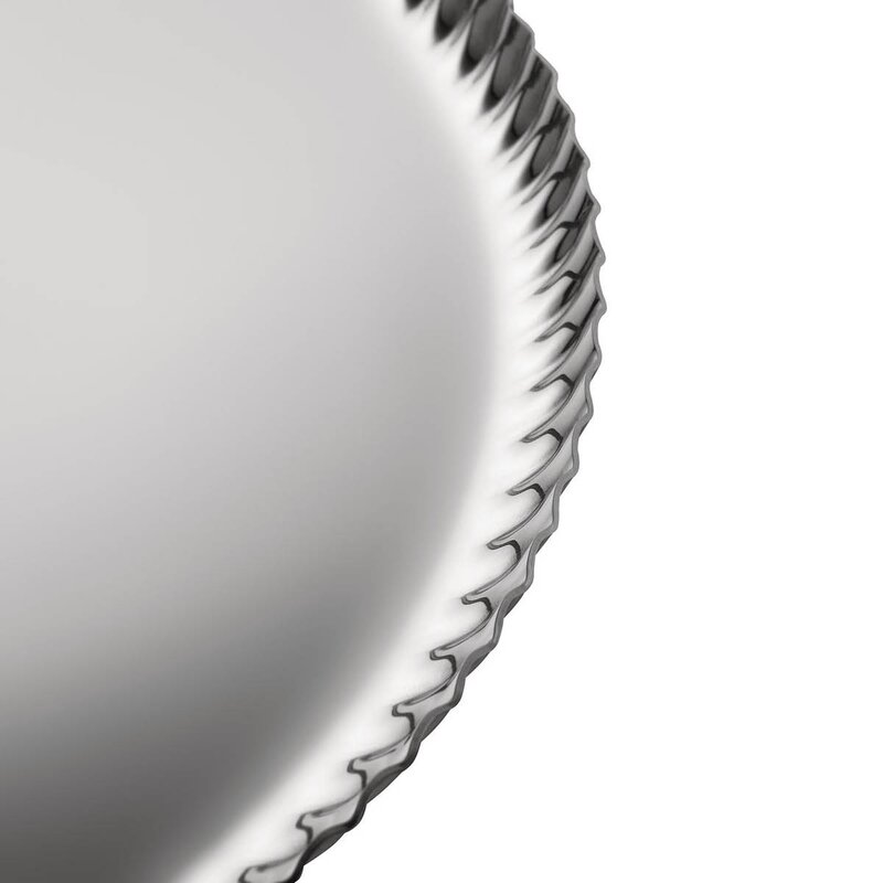 Alessi Pleats brett 31 cm blankt stål