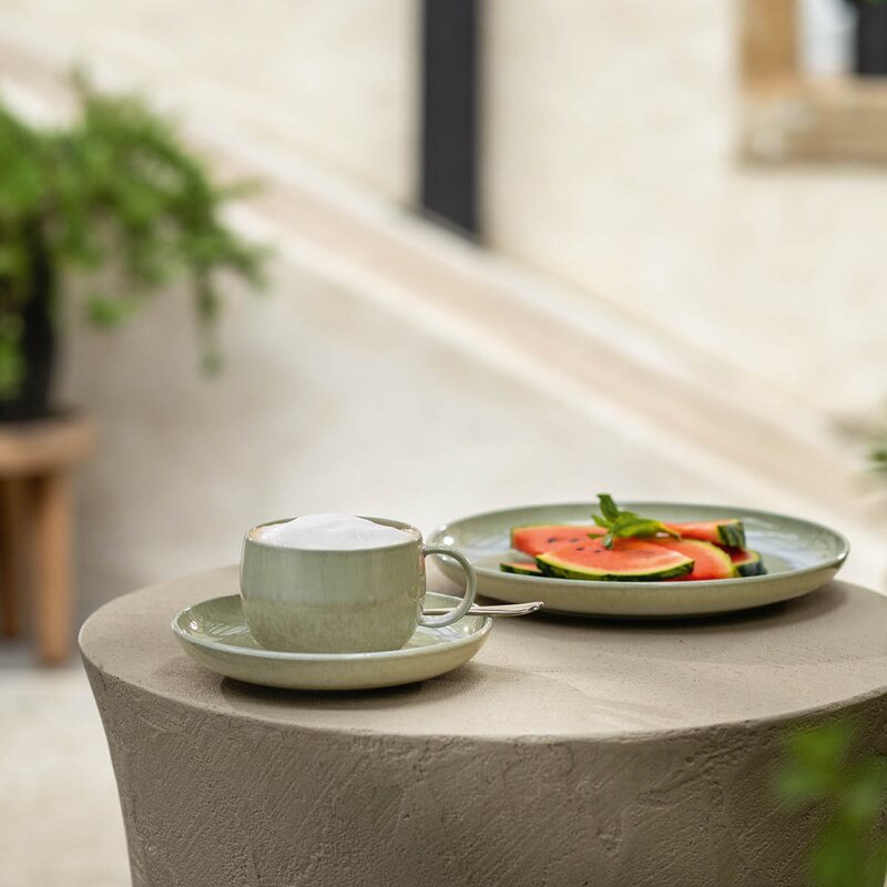 Villeroy & Boch Perlemor alga skål til kaffekopp 16 cm