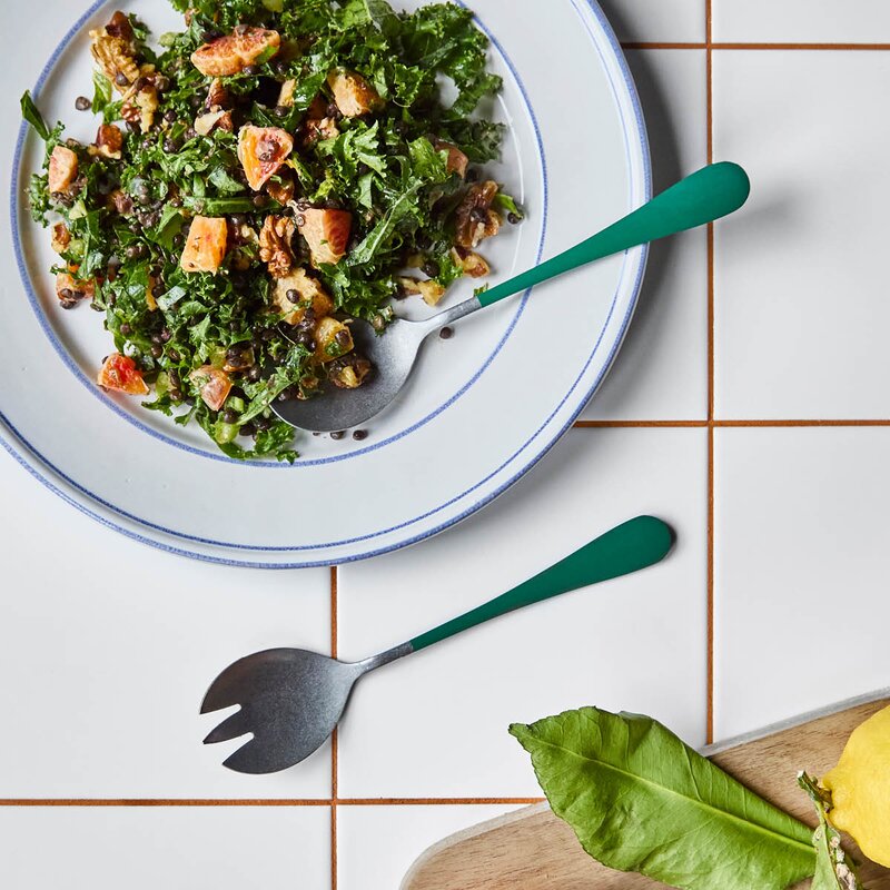 Nicolas Vahé Salatbestikk 20 cm grønn