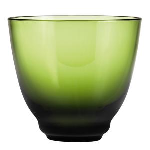 Holmegaard Flow vannglass 35 cl olivengrønn
