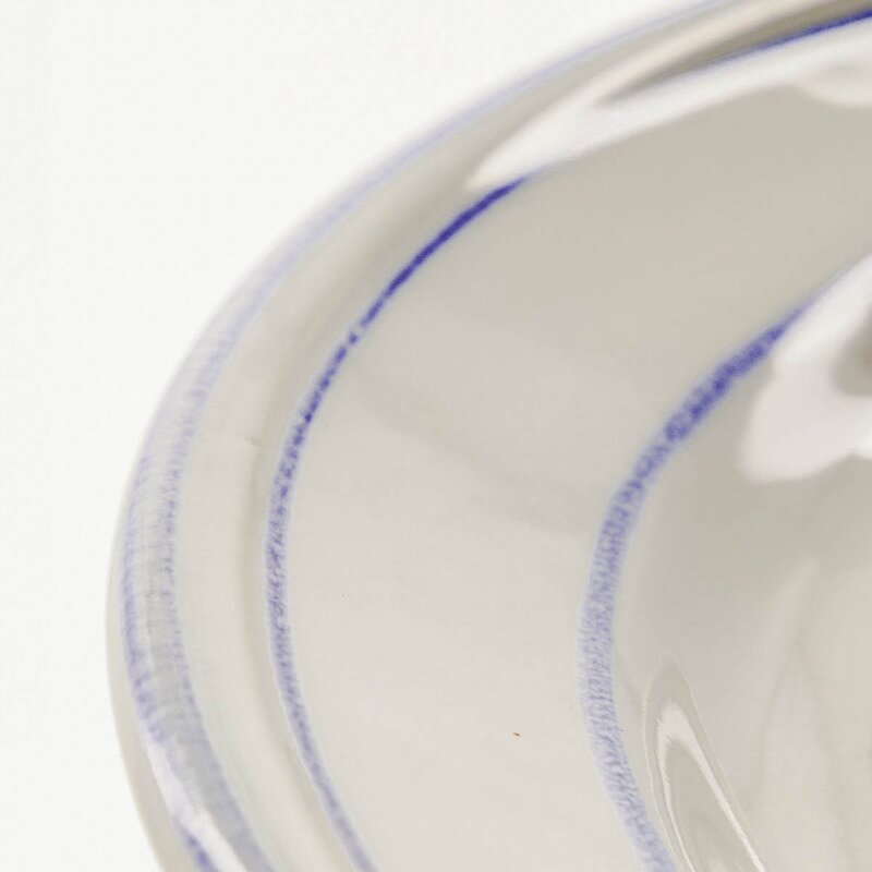 Nicolas Vahé Bistro lunsjtallerken 21 cm 2 stk blå/hvit