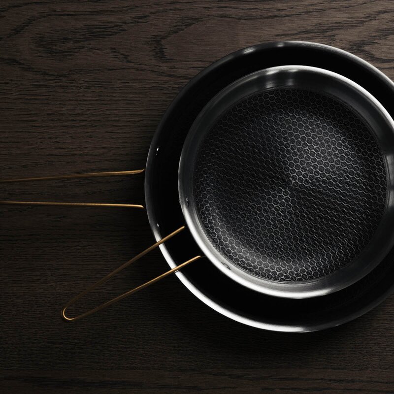 Vargen & Thor Arvet XB stekepannesett 2 deler 28+22 cm svart