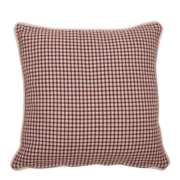 Fondaco Mette putetrekk 48x48 cm vinrød