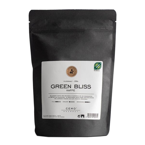 Cemo Green Bliss filtermalt kaffe 250g