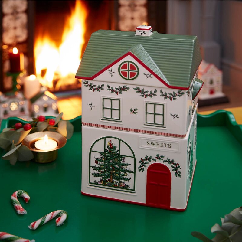 Spode Christmas Village stablekrukke