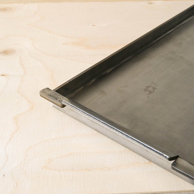 Looft Stekehelle 25x48 cm rustfritt stål