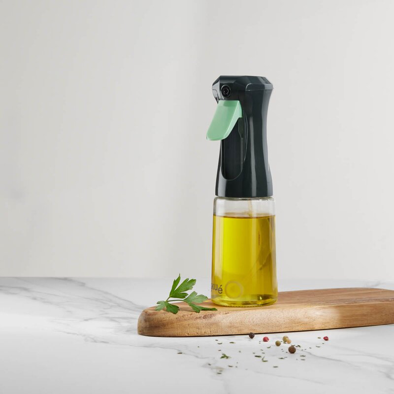 Lékué Oljedispenser med spray 0,2 L grå/klar