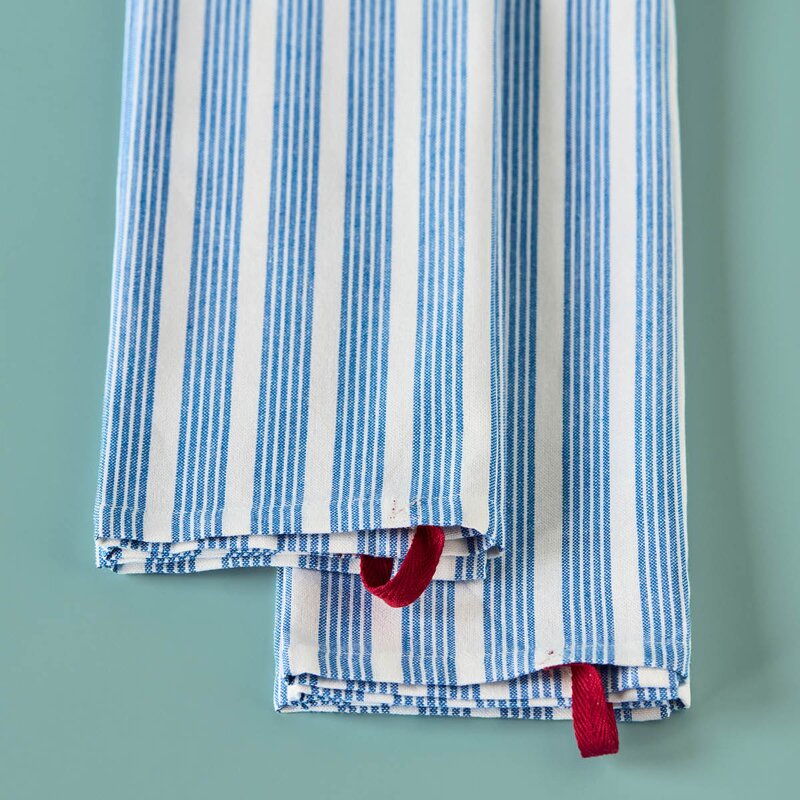 Nicolas Vahé Chef kjøkkenhåndkle 50x70 cm 2 stk blå/hvit