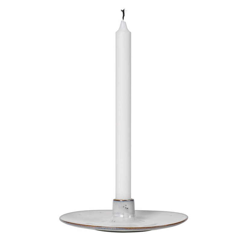 Broste Copenhagen Nordic Sand lysestake 18x4 cm