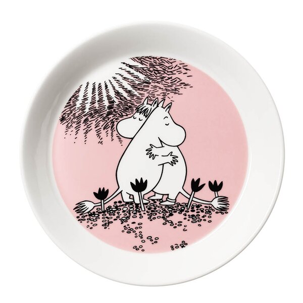 MoominArabia - Asjett 19 cm Kjærlighet rosa 30 år