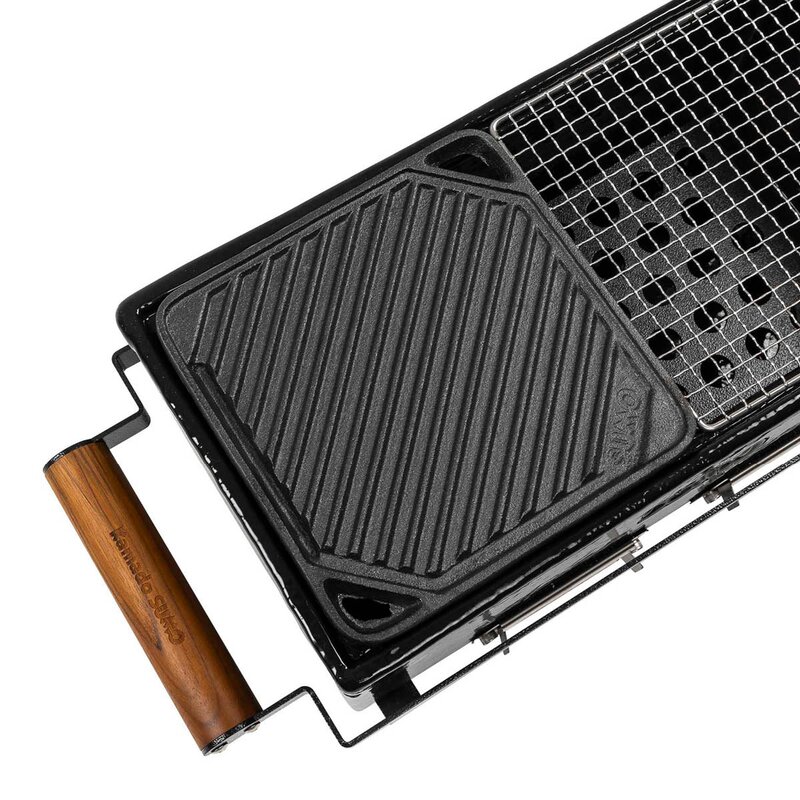 Kamado SUMO Hibachi grillplate 20x20 cm støpejern