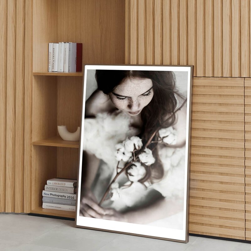 Poster & Frame Ingrey Studio poster 50x70 cm girl with cottonflower