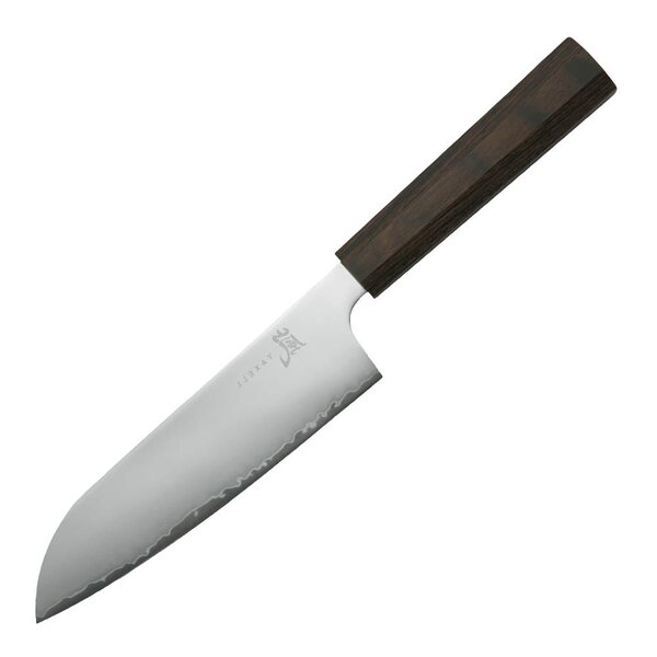 Yaxell - Hana santokukniv 16,5 cm brun