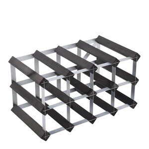 The Swedish Wine Rack Factory Vinstativ 12 flasker montert svart