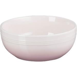 Le Creuset Coupe Collection dyb tallerken 16 cm shell pink