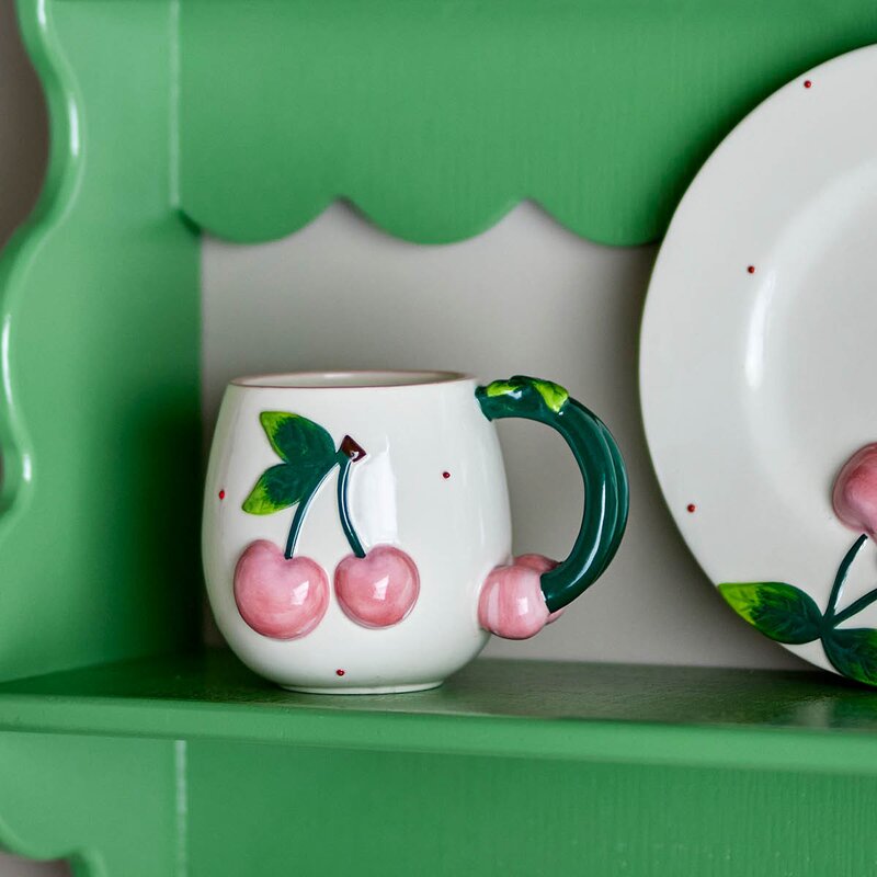 Bloomingville Berrie krus 42 cl kirsebær rosa