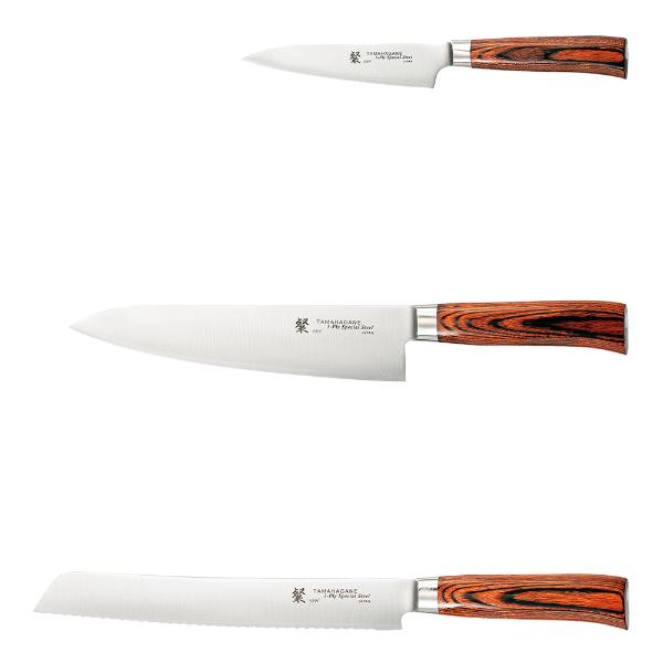 Tamahagane San knivsett 3 deler