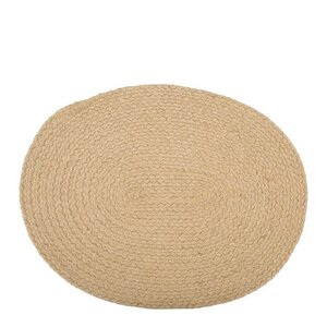 Holmen Jesper dekkebrikke 45x35 cm oval natur