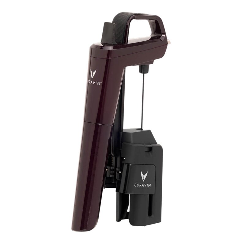 Coravin Timeless Six+ vinsystem i koffert 12 deler rød