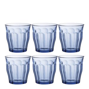 Duralex Picardie vannglass 31 cl 6 stk marin blå
